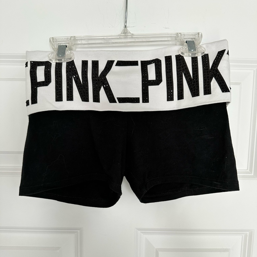 RARE PINK Victoria's Secret Yoga Shorts